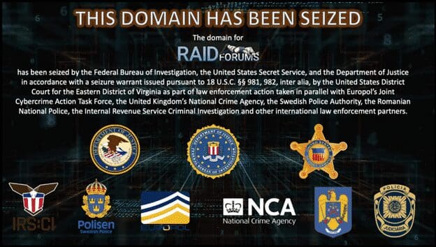 raid forums domain seized