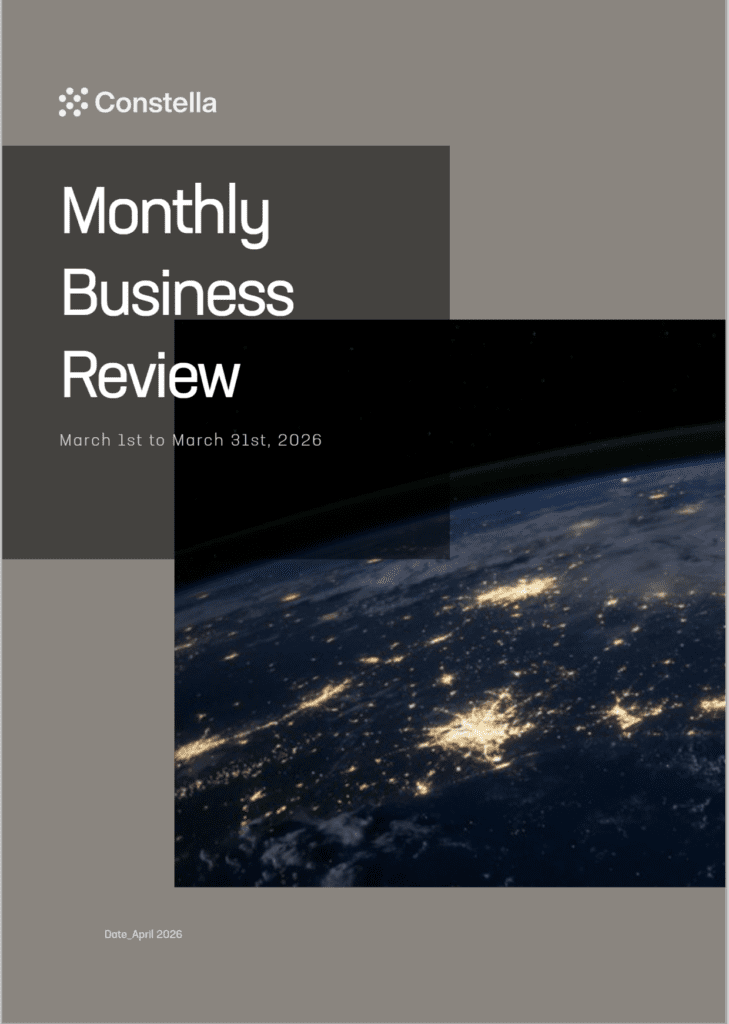 Monthly Business Review April